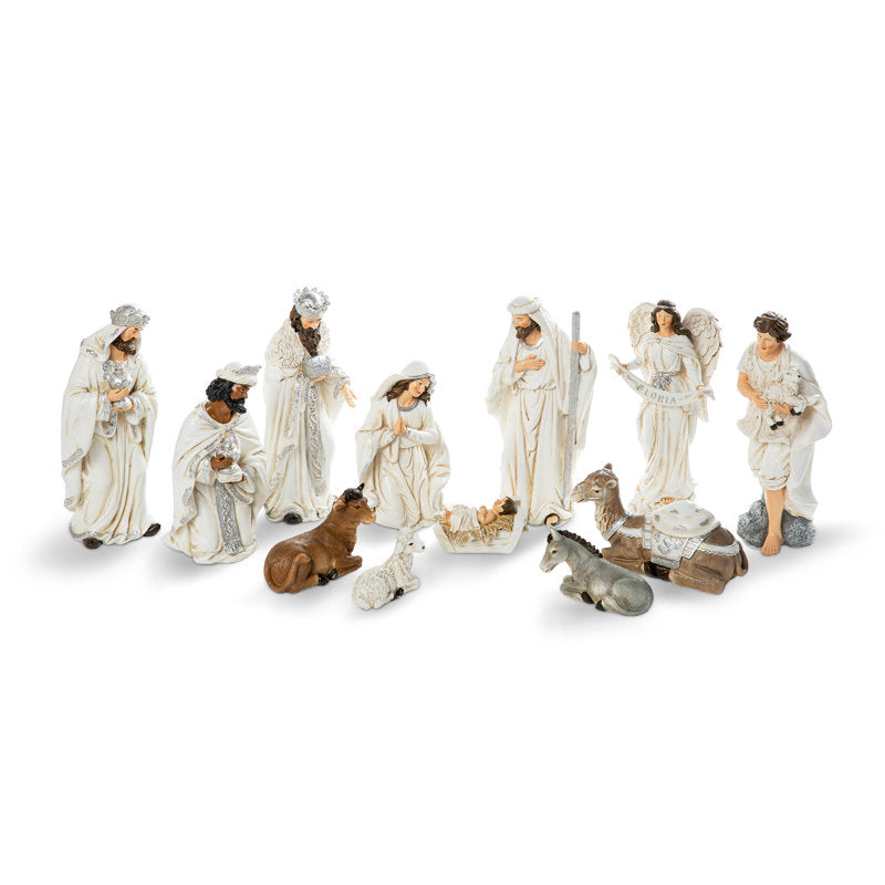 Nativity scene 12 pieces complete set