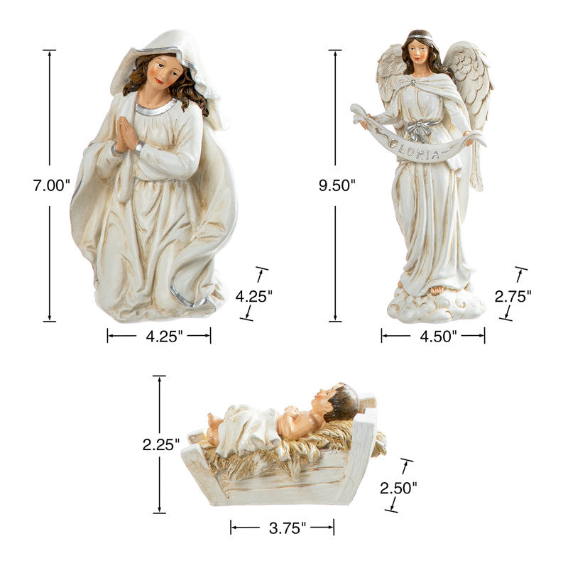 Nativity scene 12 pieces complete set