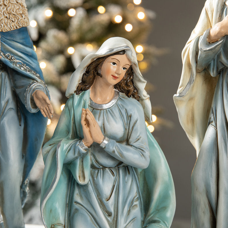 Deluxe 12-Piece Nativity Scene Figure Set