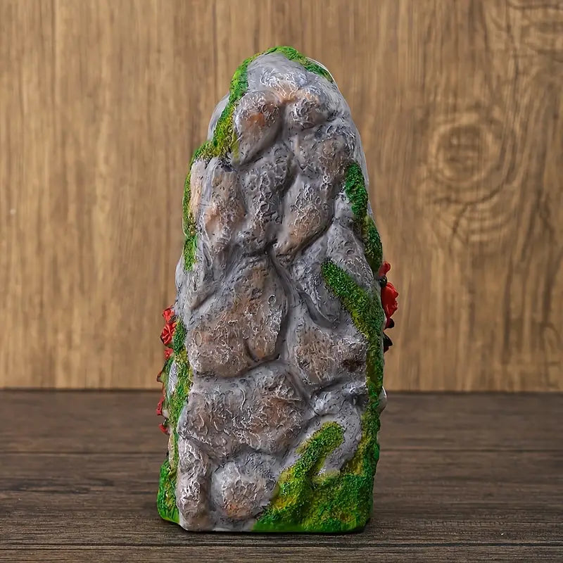 Resin Nativity Scene of the Virgin Mary & Saint Bernard