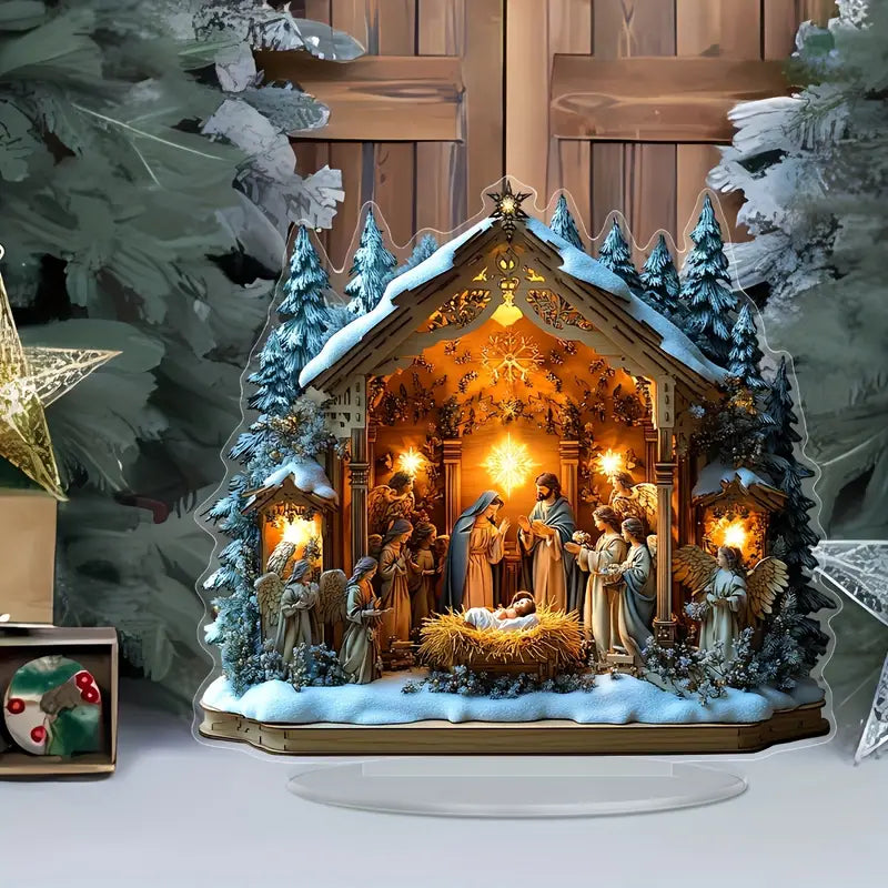 Resin Nativity Scene Christmas Eve