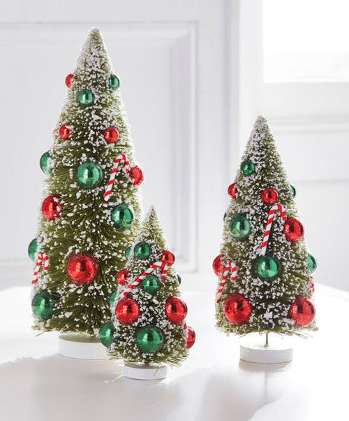 Kit of 3 Decorative Christmas Trees for the Table