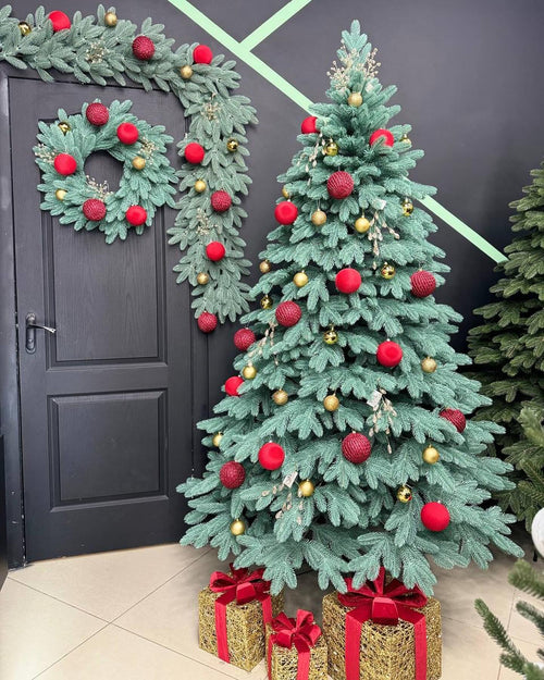 Christmas Tree Kit + Garland with Decorations + Garland