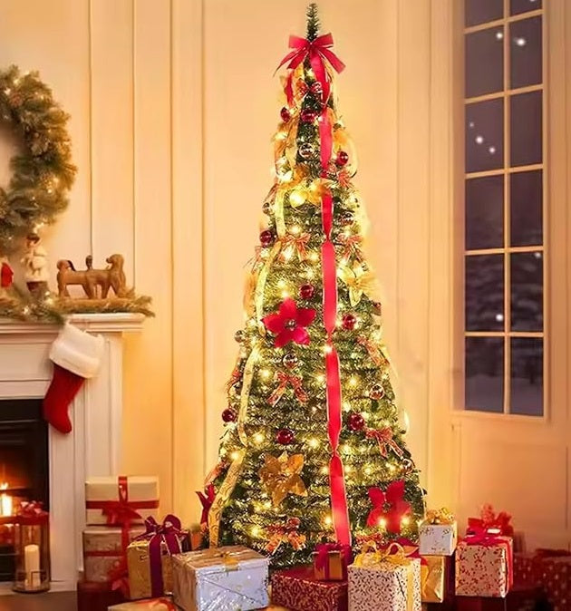 Retractable Christmas Tree - 1 Minute Assembly