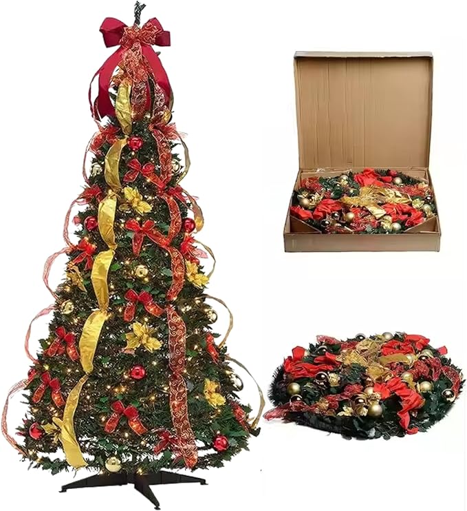 Retractable Christmas Tree - 1 Minute Assembly