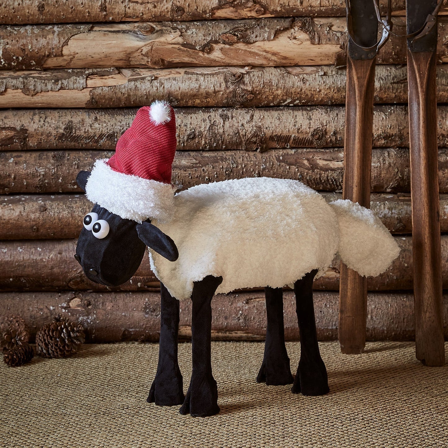 Illuminated Black Sheep Christmas Figure (Shaun the Sheep)