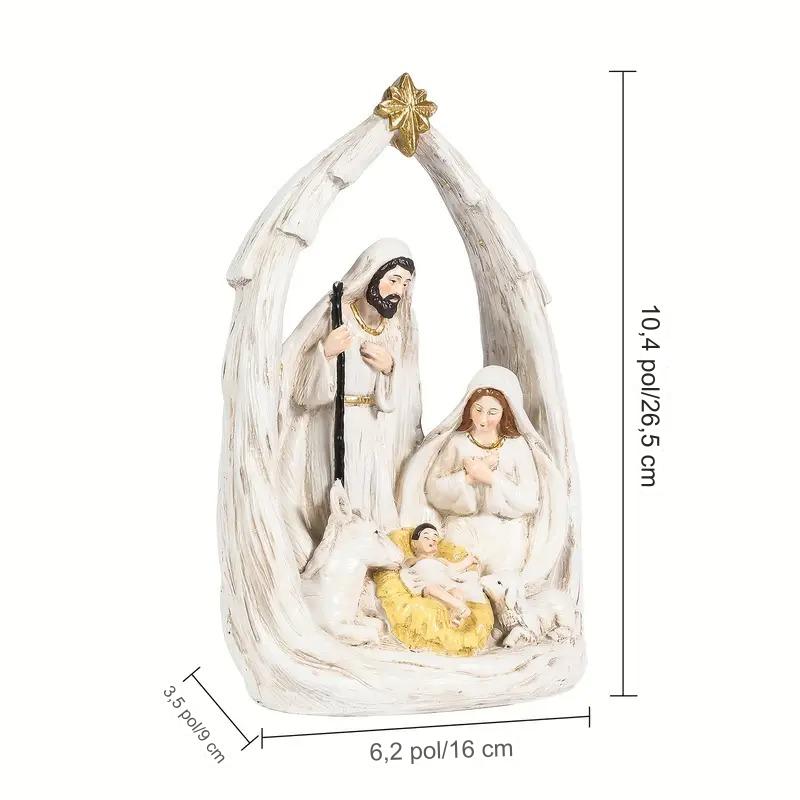 Resin Nativity Scene Heart of Mary