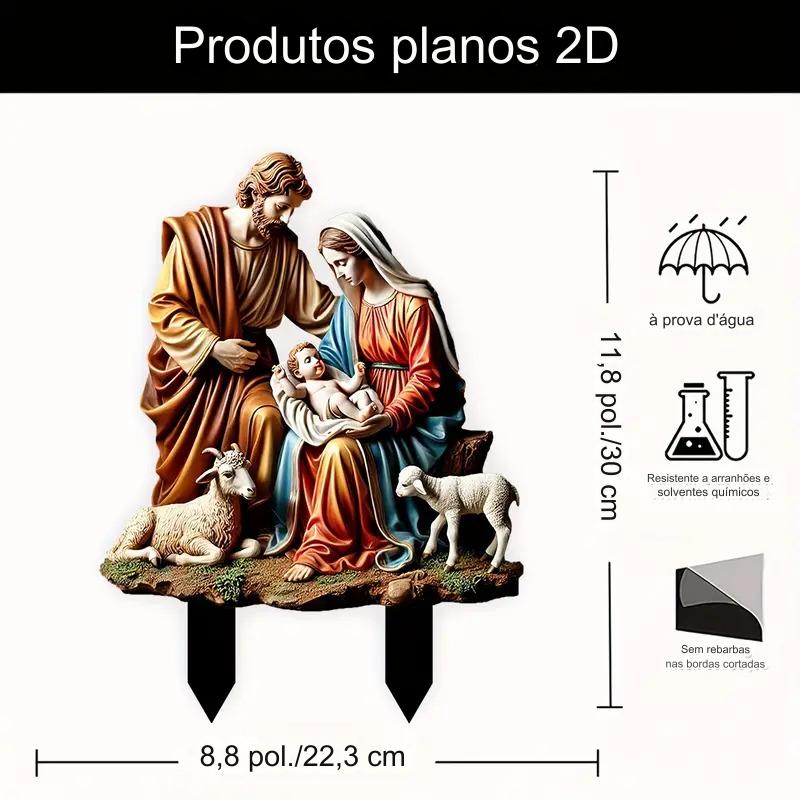 Resin Nativity Scene Mysterious Birth