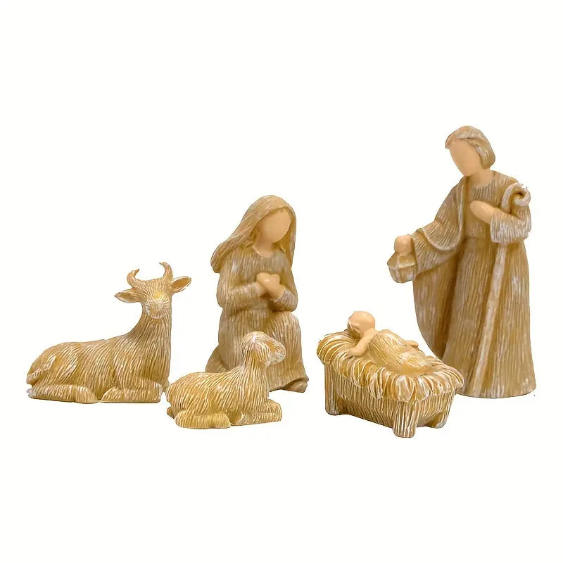 Nativity Scene 10 Pieces Scene of the Birth of Jesus