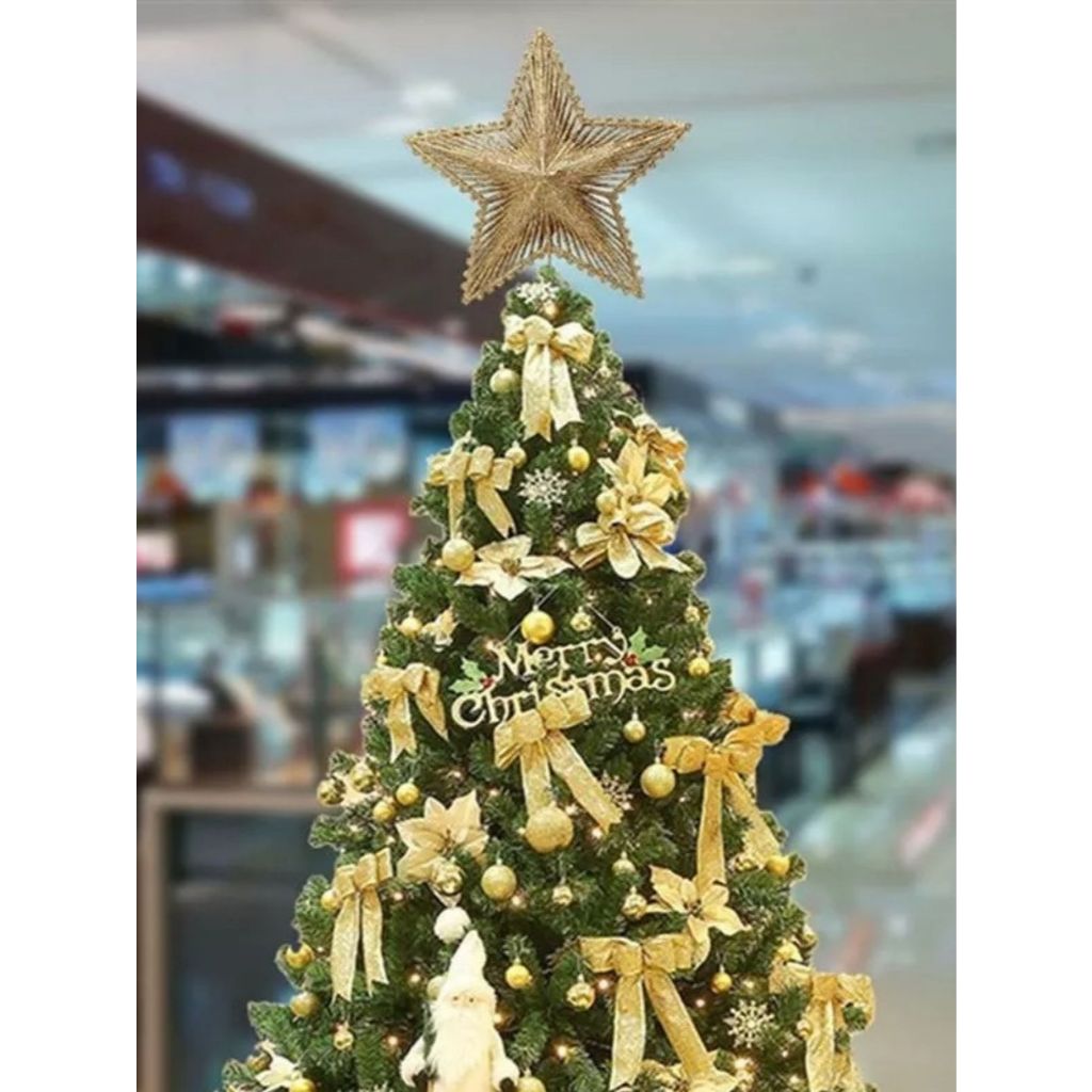 120cm Christmas Tree Kit – 120 Branches Green Pine with 100 Christmas Ornaments – Holiday Decoration.