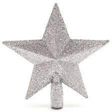 Golden Star Christmas Tree Decorations 20cm