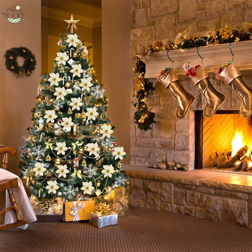 Kit 120 Christmas Ornaments for Tree Decoration