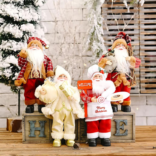 Christmas Decoration Santa Claus Sculpture