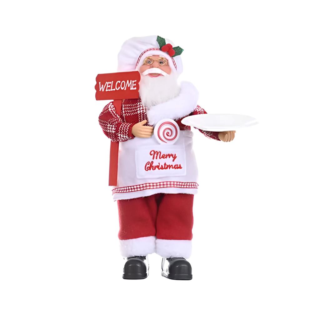 Christmas Decoration Santa Claus Sculpture