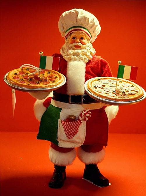 SANTA CLAUS PIZZA COLLECTION KURT S. ADLER