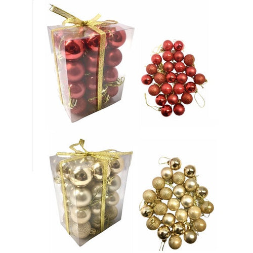 Christmas Ball 48 Pieces | 4CM Christmas Decoration