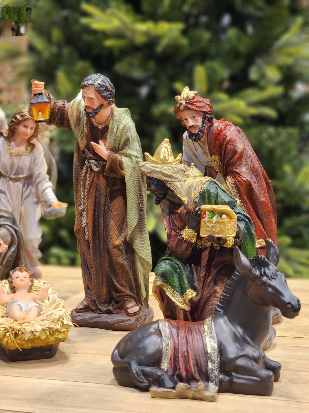 LUXURY RESIN NATIVITY SCENE 11 PCS