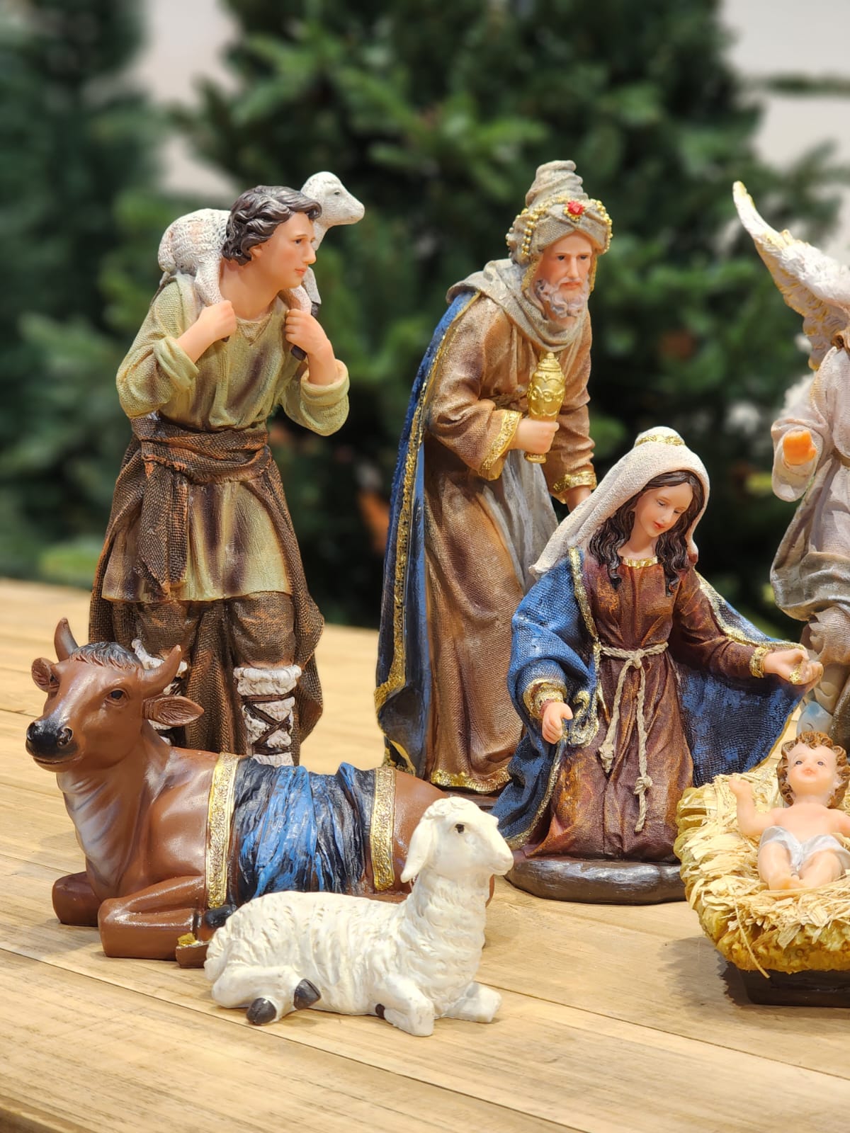 LUXURY RESIN NATIVITY SCENE 11 PCS