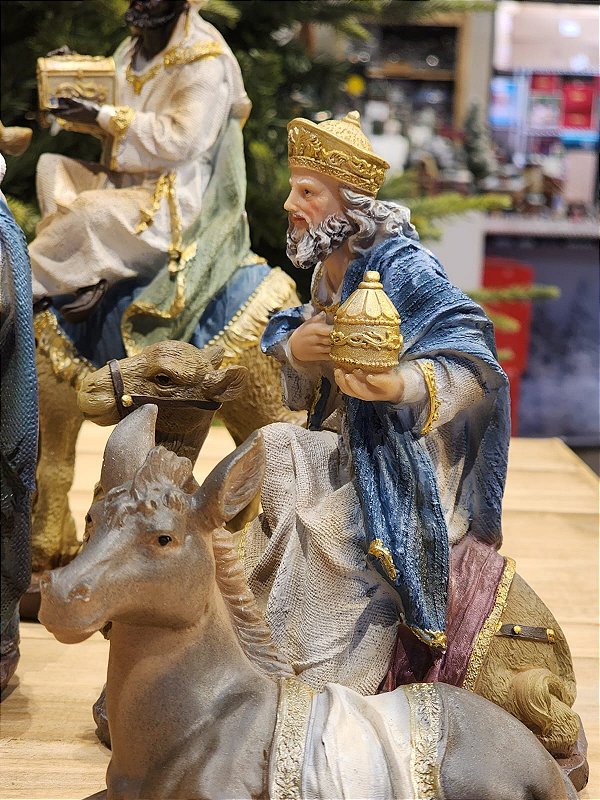 LUXURY RESIN NATIVITY SCENE 11 PCS