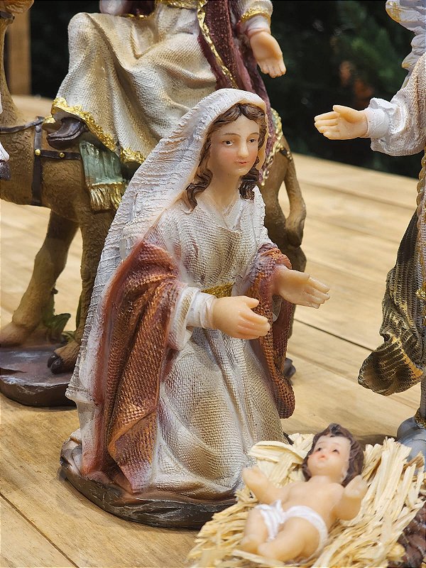 LUXURY RESIN NATIVITY SCENE 11 PCS