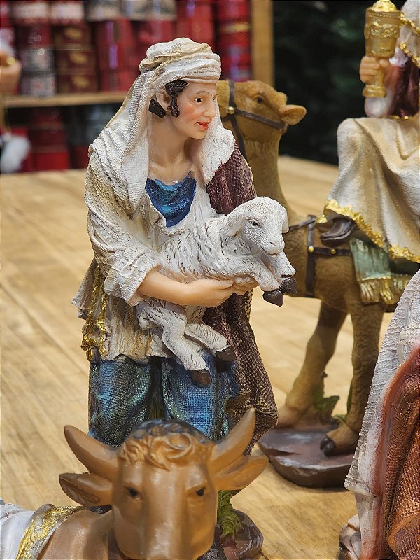 LUXURY RESIN NATIVITY SCENE 11 PCS