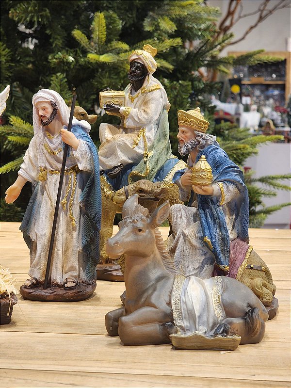 LUXURY RESIN NATIVITY SCENE 11 PCS