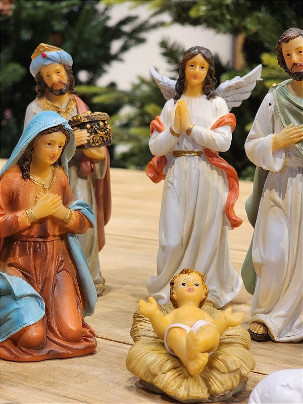 LUXURY RESIN NATIVITY SCENE 11 PCS