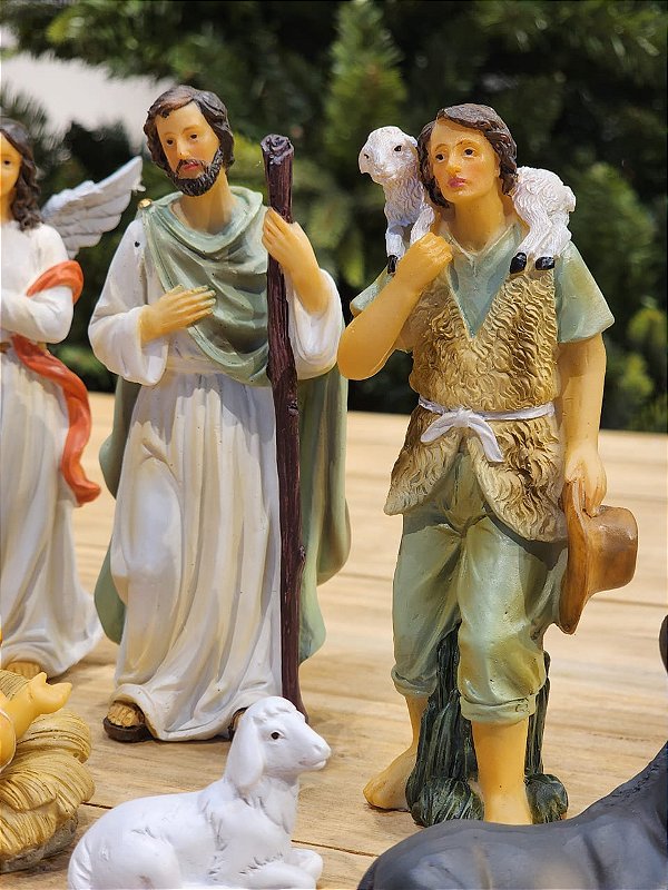 LUXURY RESIN NATIVITY SCENE 11 PCS