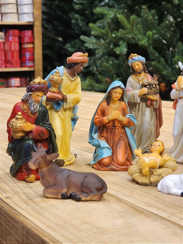 LUXURY RESIN NATIVITY SCENE 11 PCS