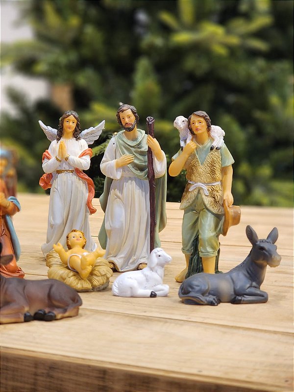 LUXURY RESIN NATIVITY SCENE 11 PCS