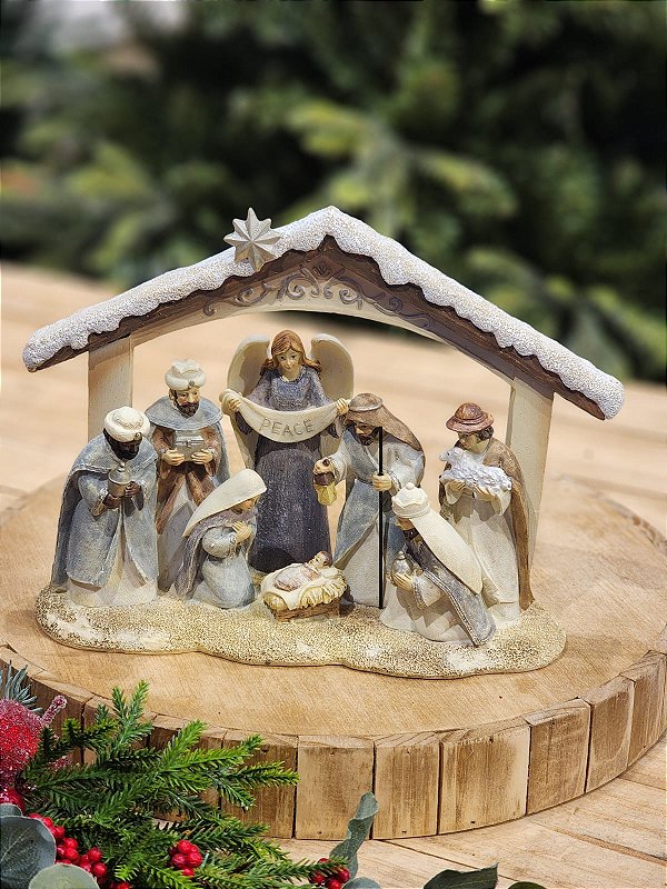 RESIN NATIVITY SCENE
