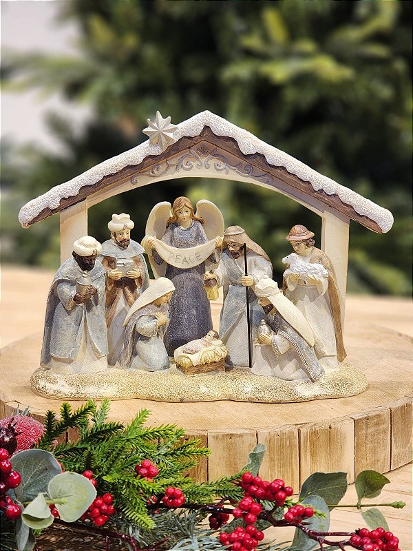 RESIN NATIVITY SCENE