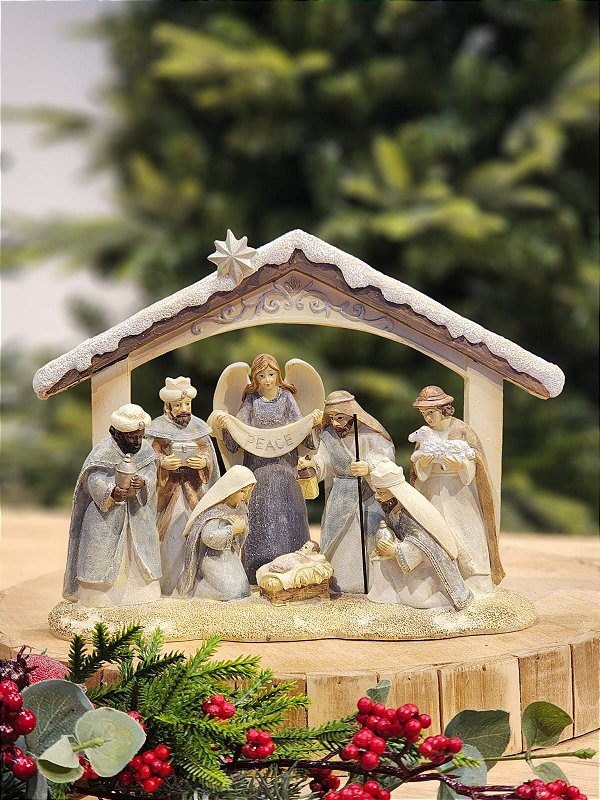 RESIN NATIVITY SCENE
