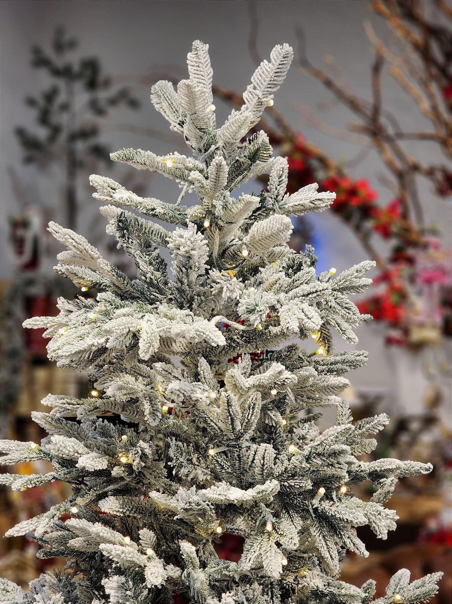 MENDOZA NEVADA TREE WITH WARM LEDS