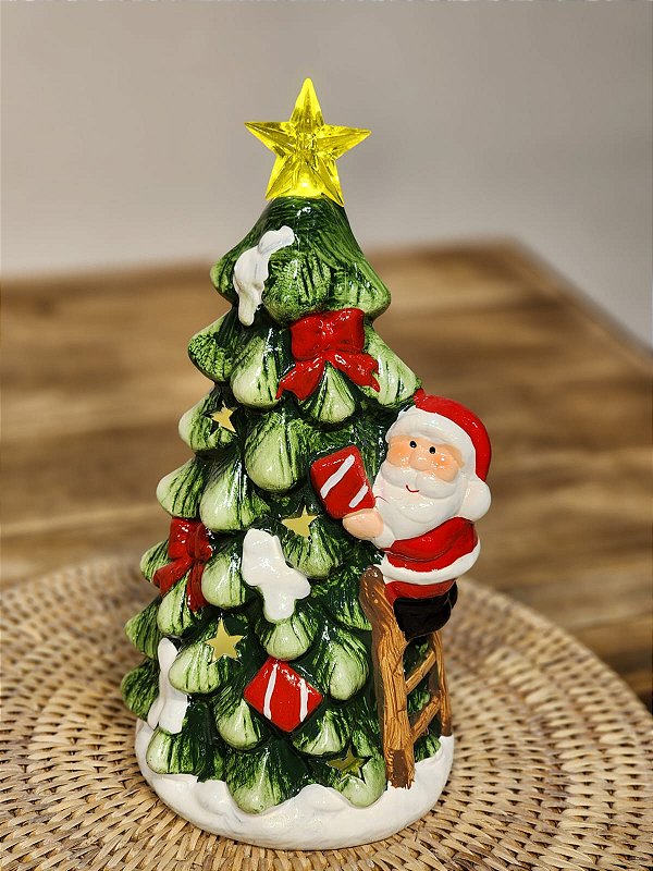 DECORATIVE TREE WITH SANTA CLAUS WITH LED