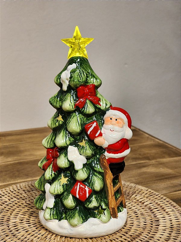 DECORATIVE TREE WITH SANTA CLAUS WITH LED