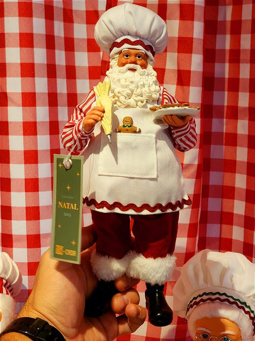COLLECTIBLE SANTA CLAUS COOK 28CM