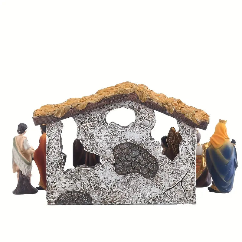 Resin Nativity Scene Angel of Birth