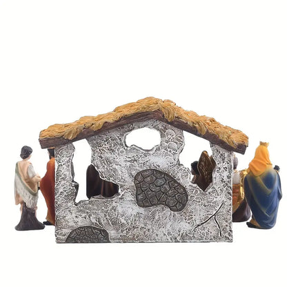 Resin Nativity Scene Angel of Birth