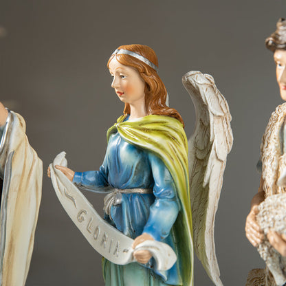 Deluxe 12-Piece Nativity Scene Figure Set