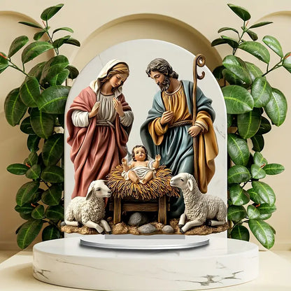 Nativity Scene The Child of God 35x30