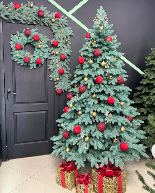 Christmas Tree Kit + Garland with Decorations + Garland