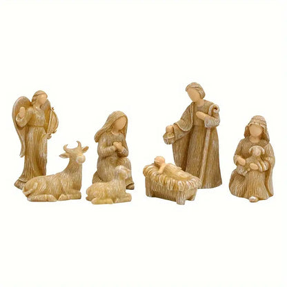 Nativity Scene 10 Pieces Scene of the Birth of Jesus