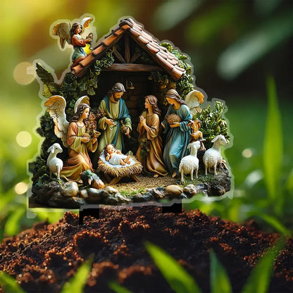 Resin Nativity Scene Hope of the World