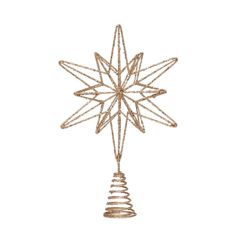Astrology tree top and metal stars 