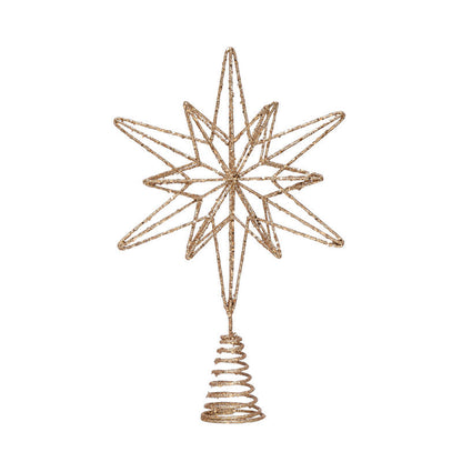 Astrology tree top and metal stars 