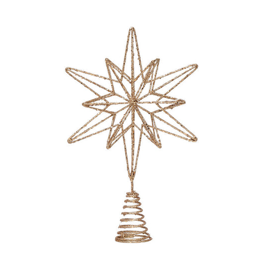 Astrology tree top and metal stars 