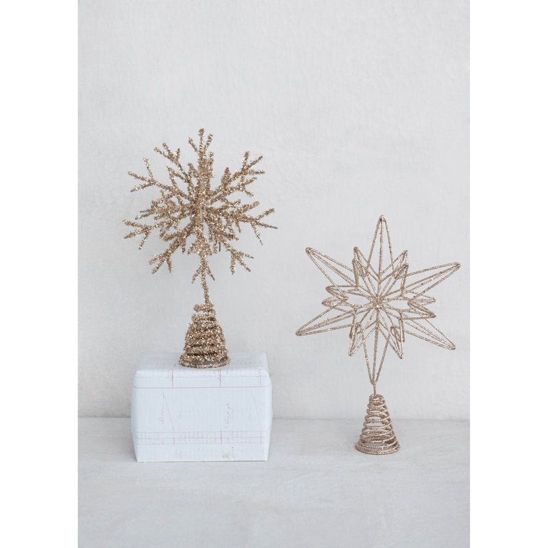 Astrology tree top and metal stars 