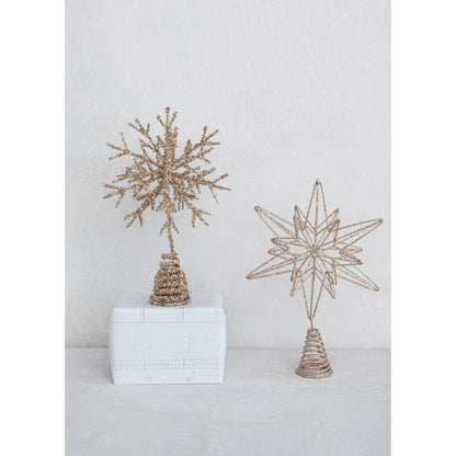 Astrology tree top and metal stars 