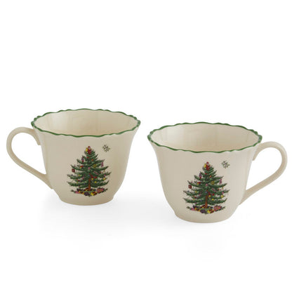 10-Piece Porcelain Kit - Christmas Tree Print 